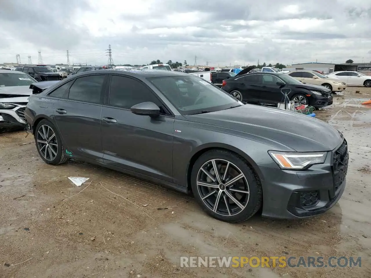 4 Photograph of a damaged car WAUL2BF21RN060653 AUDI A6 2024