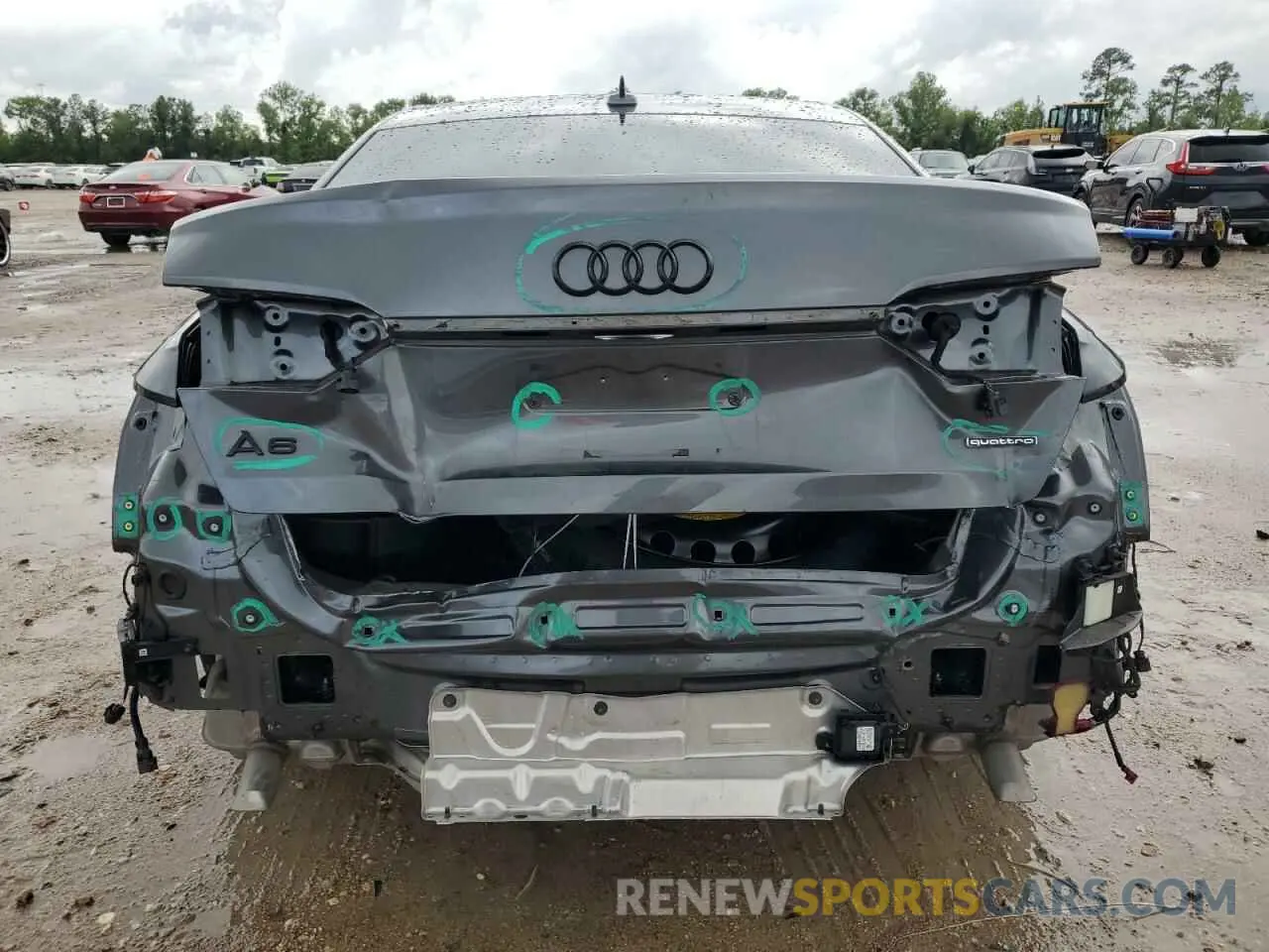 6 Photograph of a damaged car WAUL2BF21RN060653 AUDI A6 2024