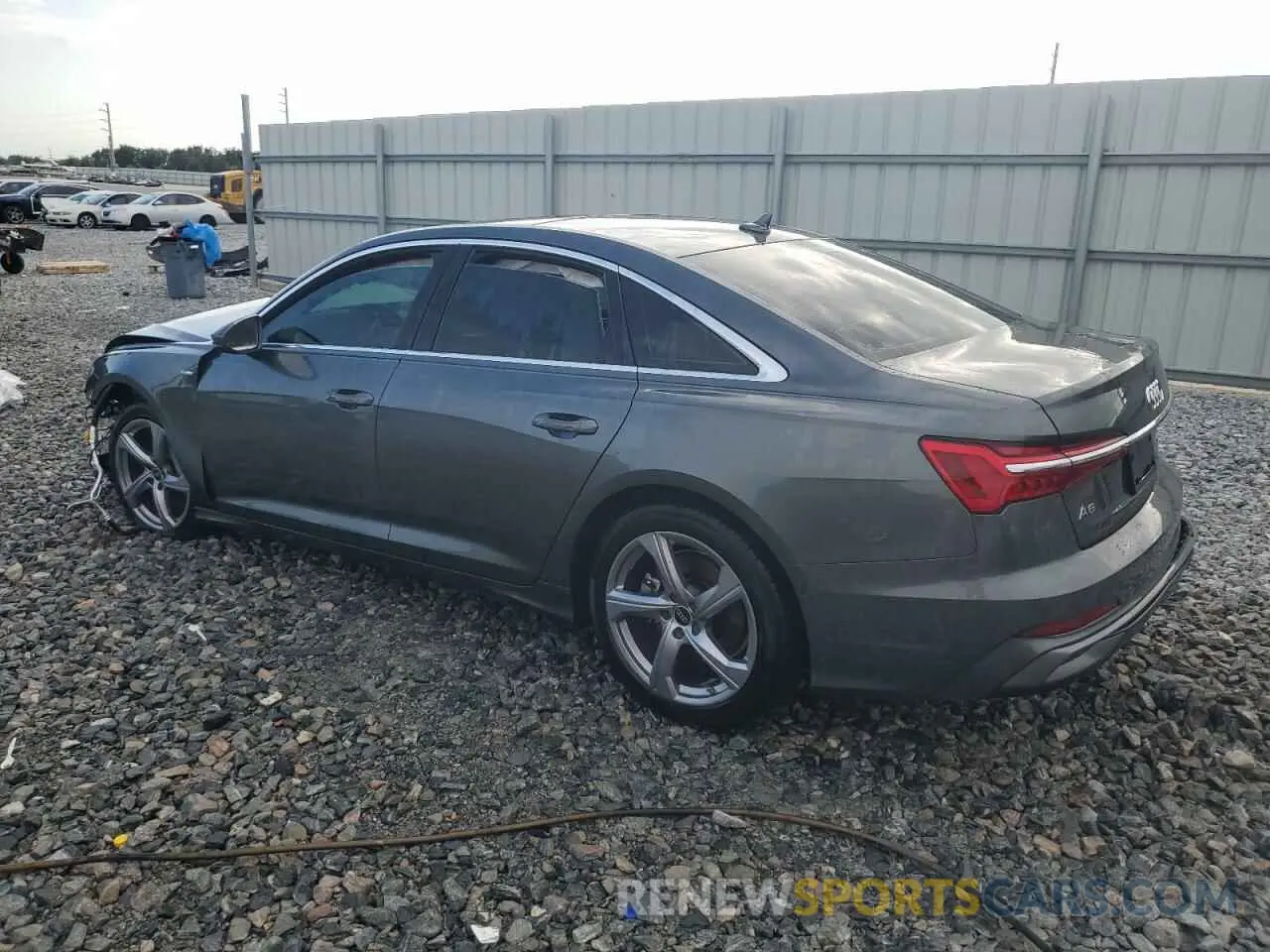 2 Photograph of a damaged car WAUL2BF26RN063595 AUDI A6 2024