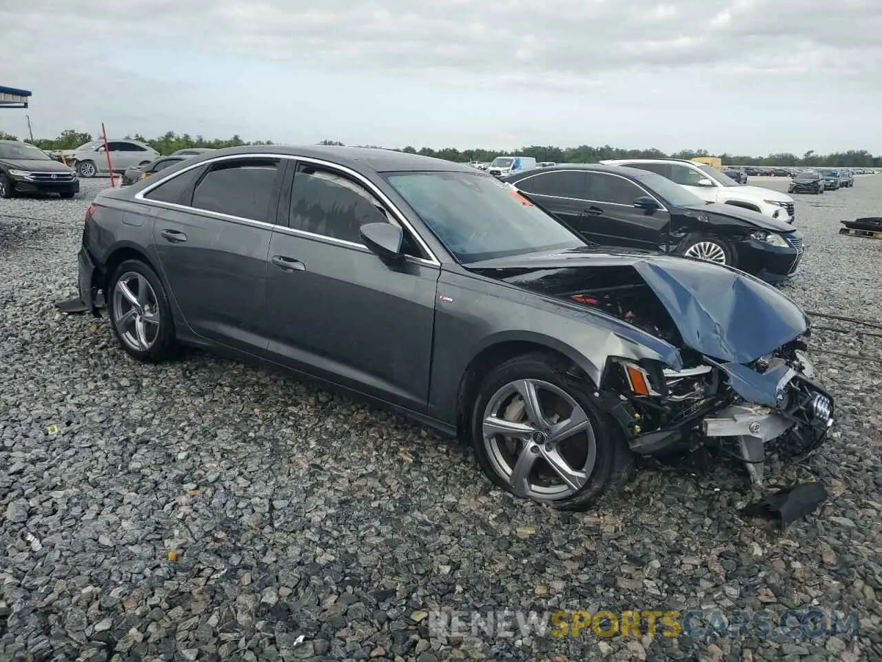 4 Photograph of a damaged car WAUL2BF26RN063595 AUDI A6 2024