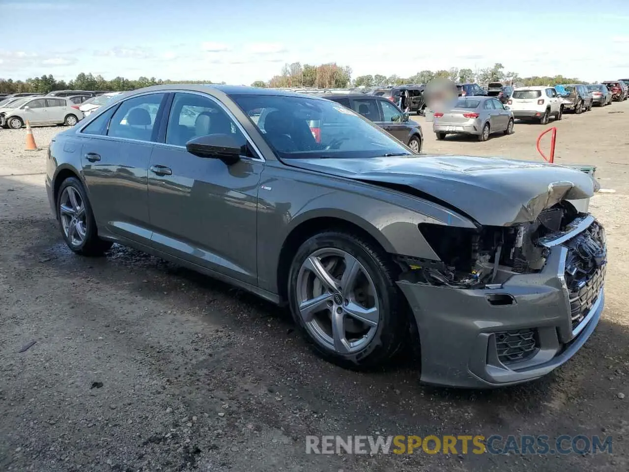 4 Photograph of a damaged car WAUL2BF27RN057269 AUDI A6 2024