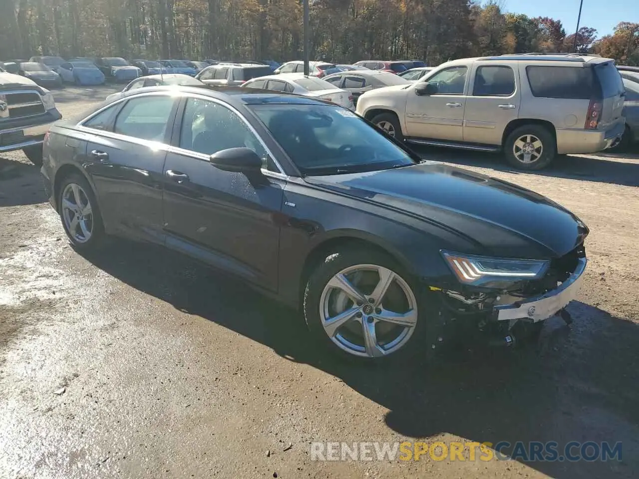 4 Photograph of a damaged car WAUM2BF23RN054583 AUDI A6 2024