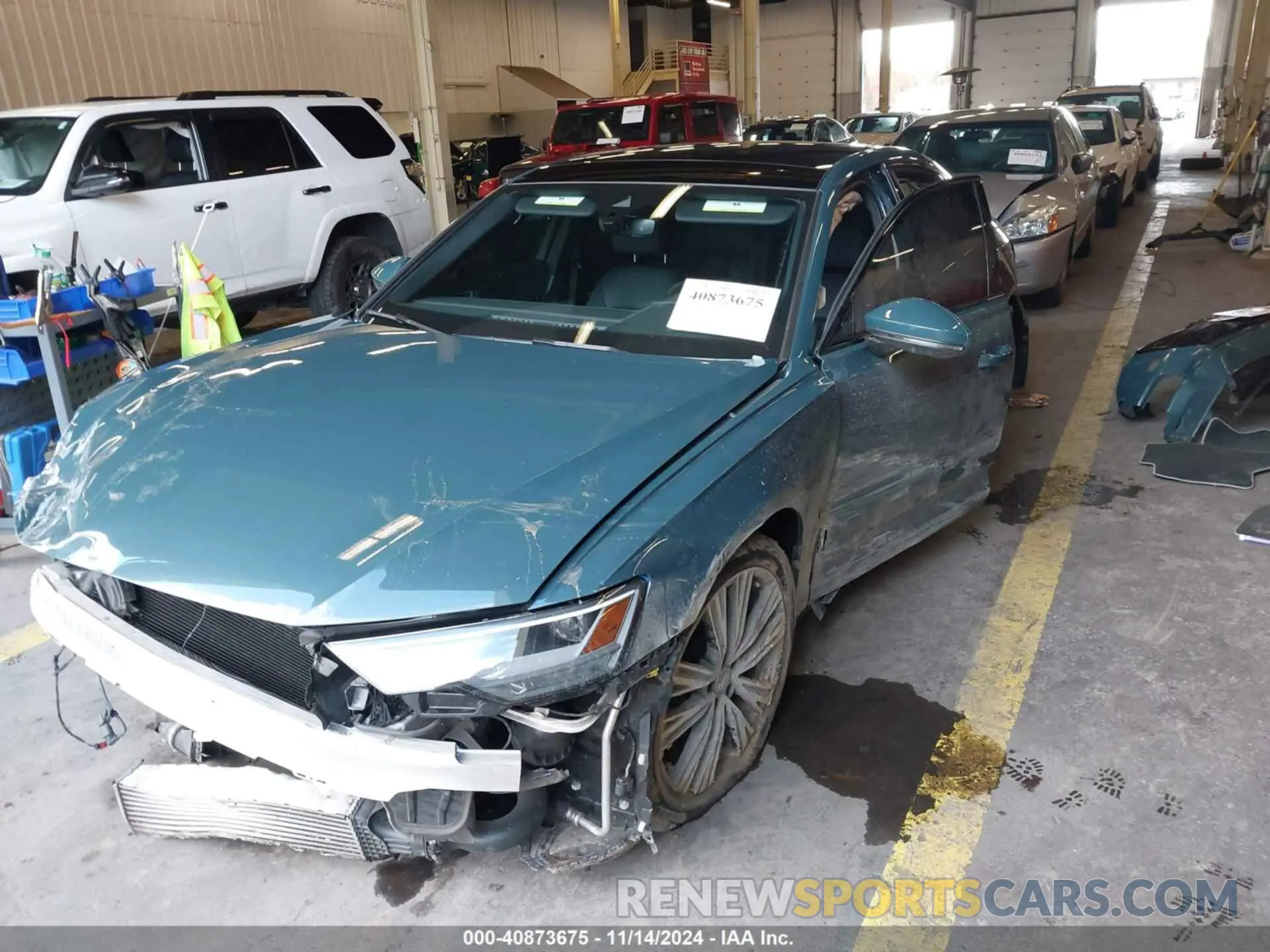 2 Photograph of a damaged car WAUD8AF29MN012288 AUDI A6 SEDAN 2021