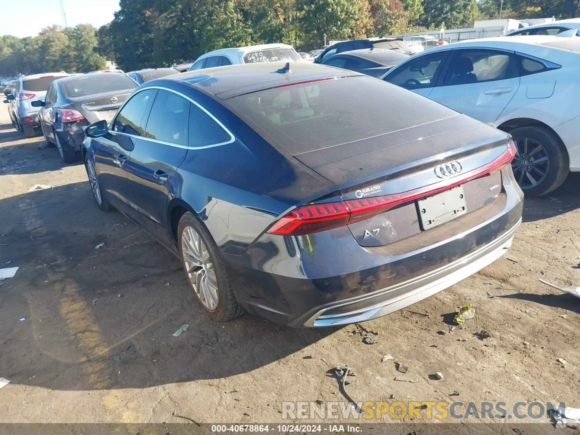 3 Photograph of a damaged car WAUP2AF23KN033262 AUDI A7 2019