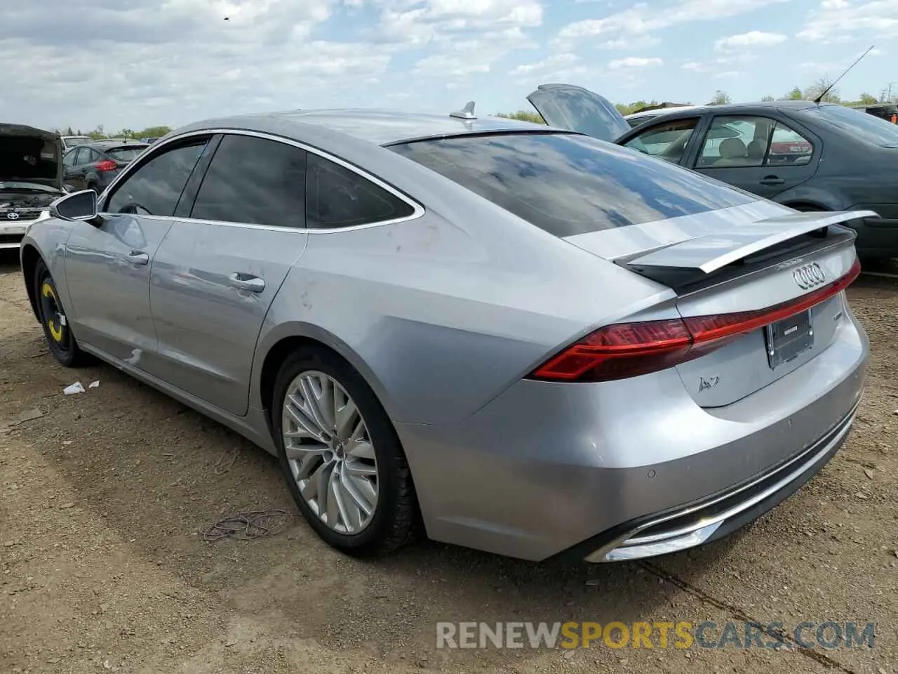 2 Photograph of a damaged car WAUP2AF2XKN049104 AUDI A7 2019
