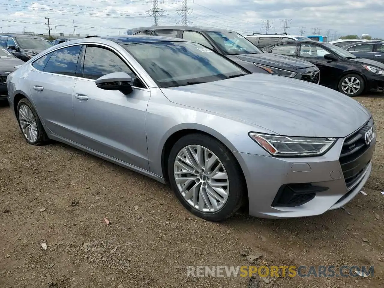 4 Photograph of a damaged car WAUP2AF2XKN049104 AUDI A7 2019