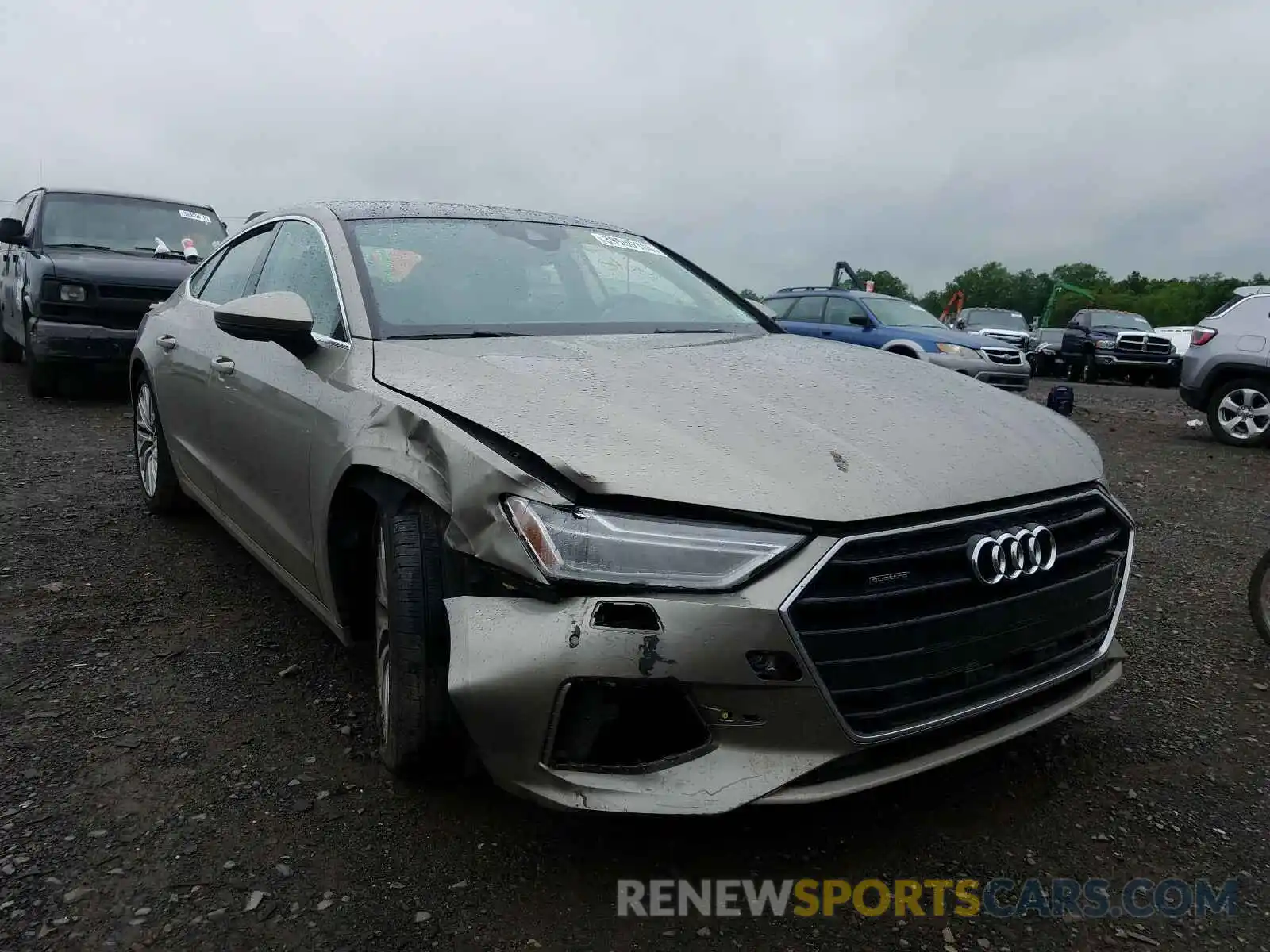 1 Photograph of a damaged car WAUP2BF28KN084732 AUDI A7 2019