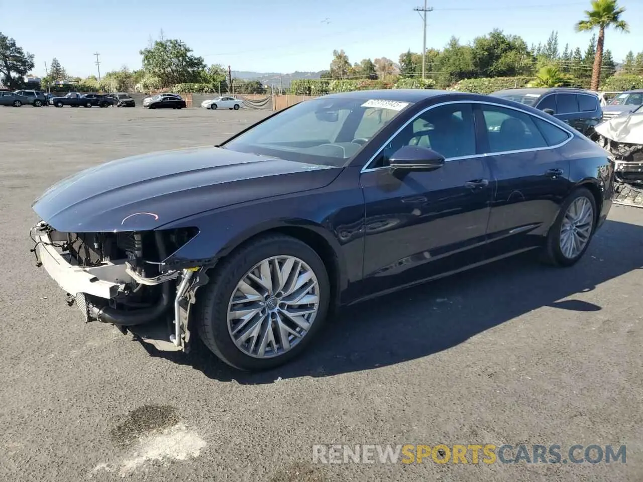 1 Photograph of a damaged car WAUR2AF21KN052210 AUDI A7 2019