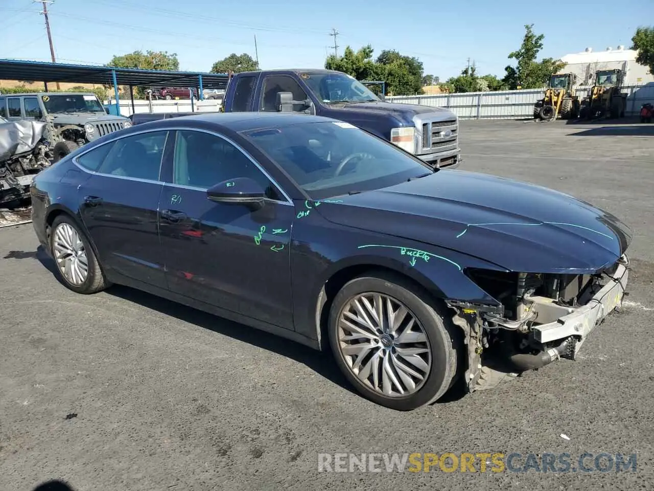 4 Photograph of a damaged car WAUR2AF21KN052210 AUDI A7 2019
