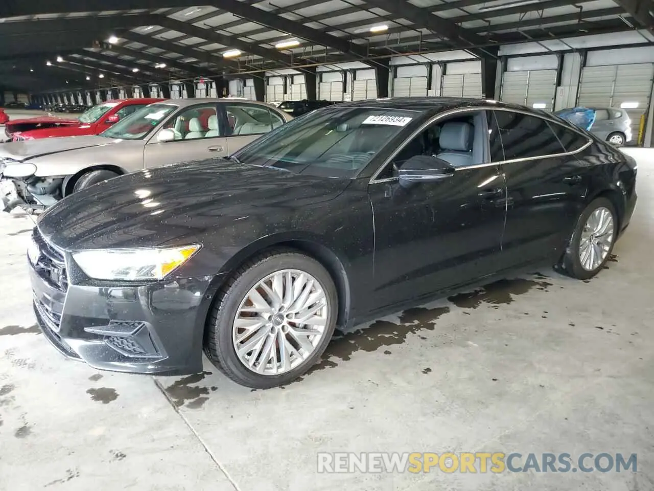1 Photograph of a damaged car WAUR2AF22KN052569 AUDI A7 2019