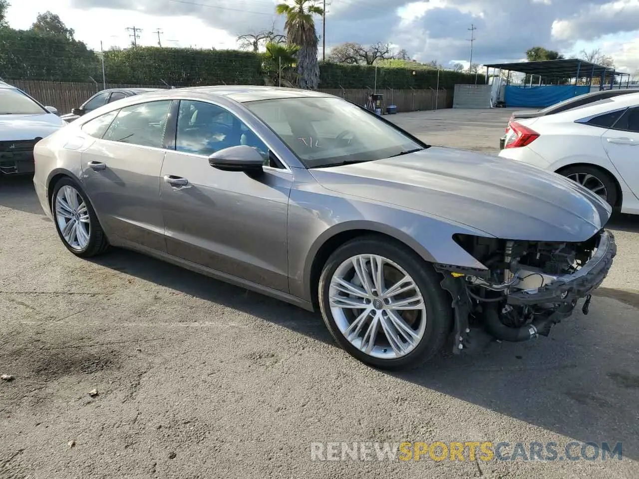 4 Photograph of a damaged car WAUS2AF22KN058454 AUDI A7 2019