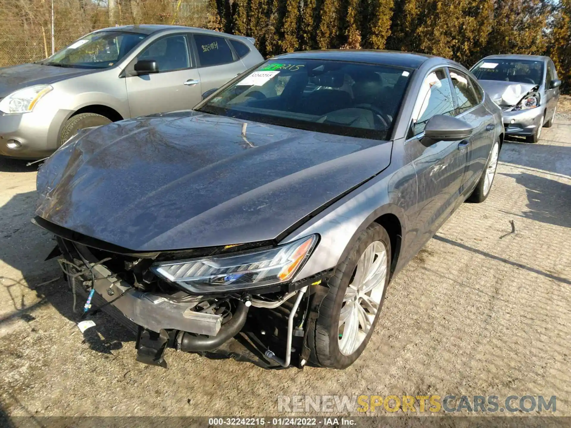 2 Photograph of a damaged car WAUS2AF24KN024838 AUDI A7 2019