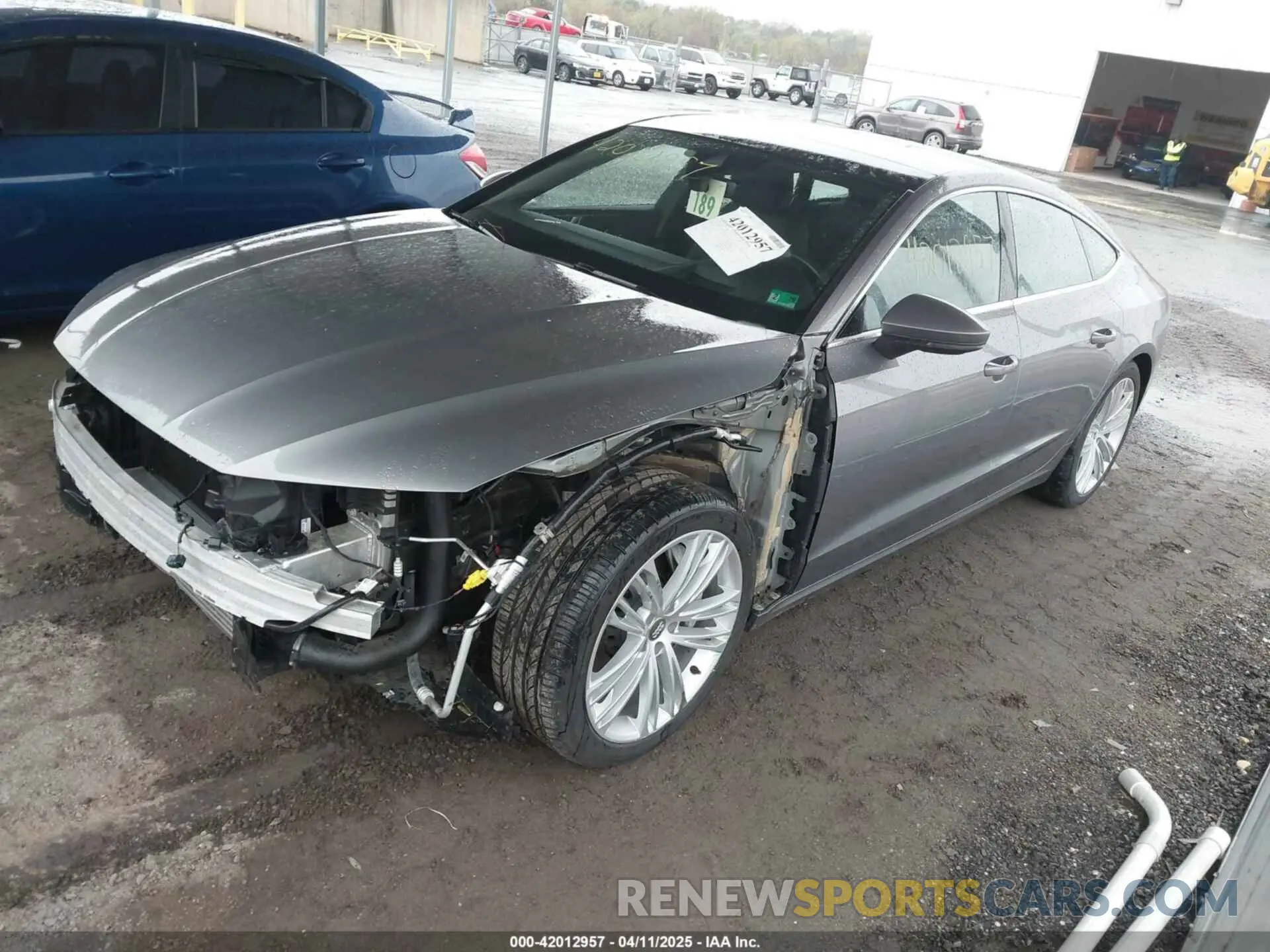 2 Photograph of a damaged car WAUS2AF26KN096155 AUDI A7 2019
