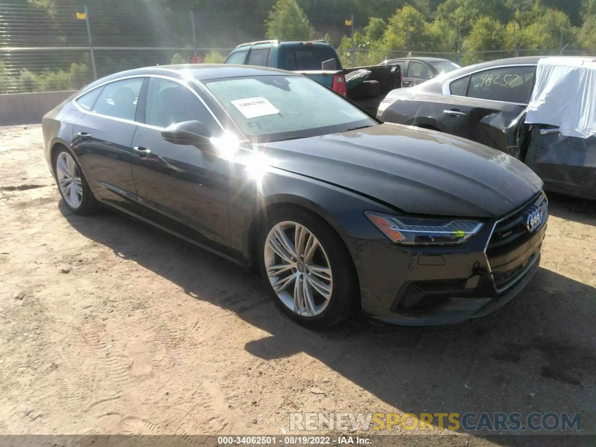 1 Photograph of a damaged car WAUS2AF28KN027306 AUDI A7 2019