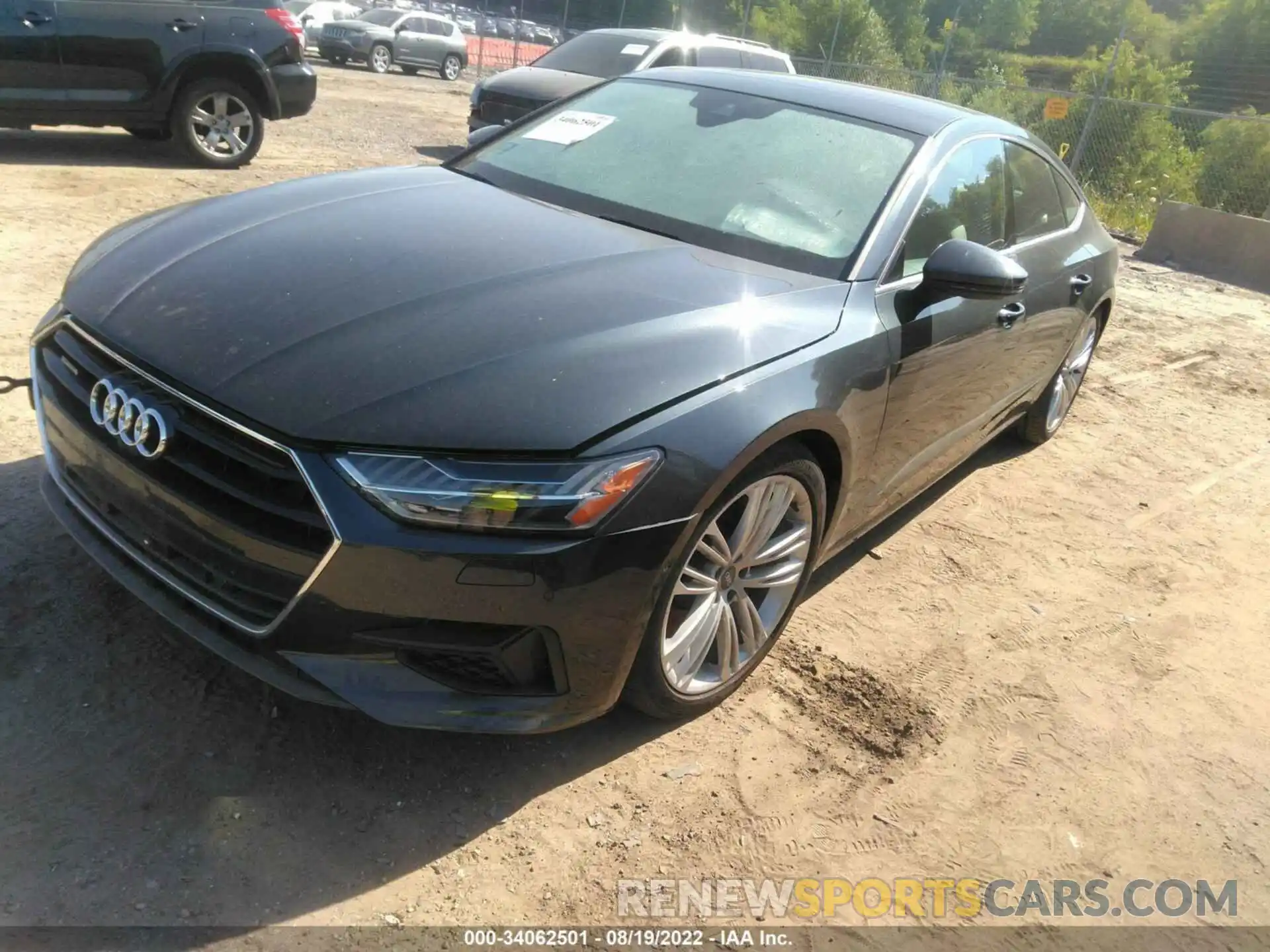 2 Photograph of a damaged car WAUS2AF28KN027306 AUDI A7 2019