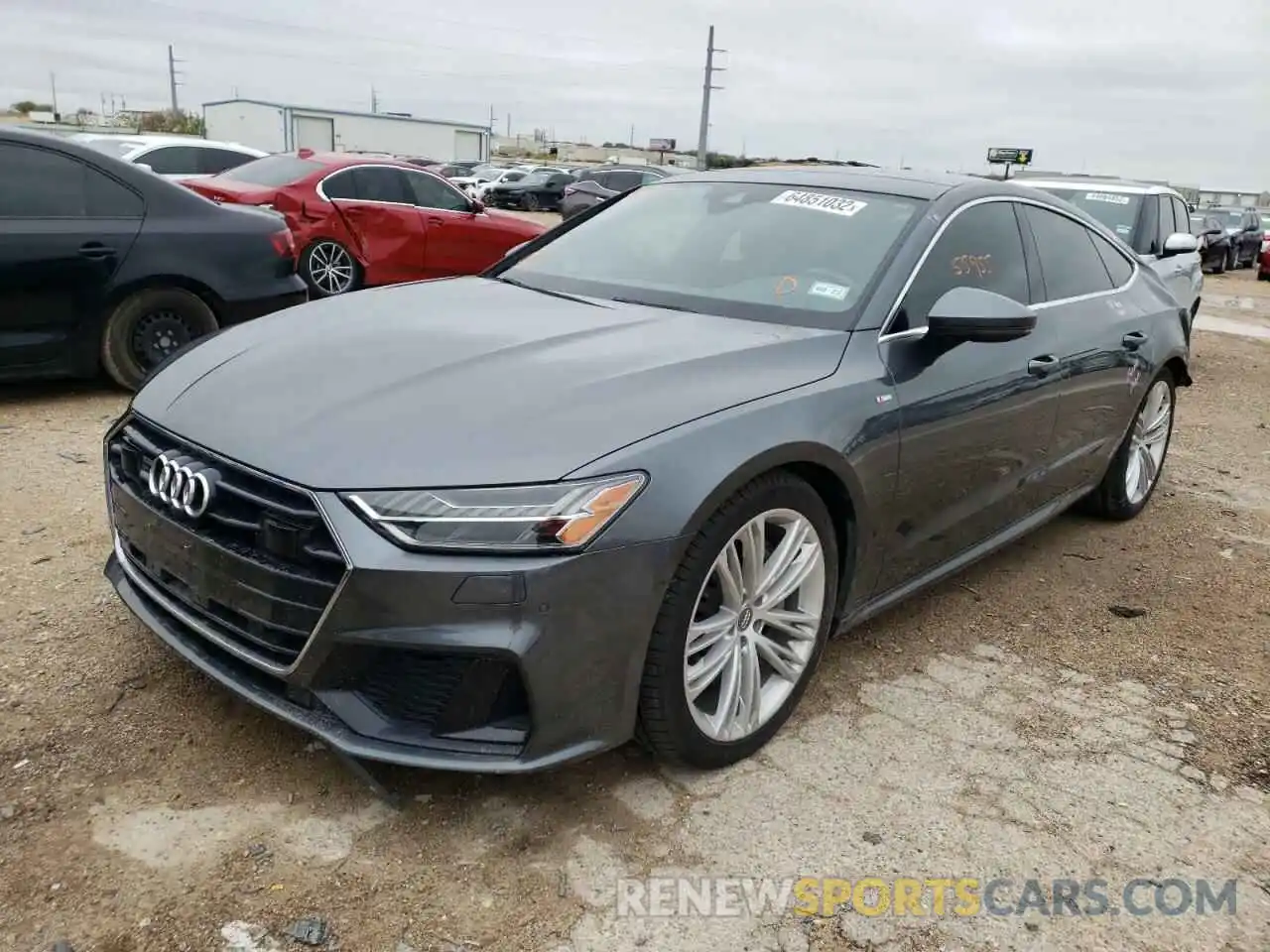 2 Photograph of a damaged car WAUU2AF23KN023527 AUDI A7 2019