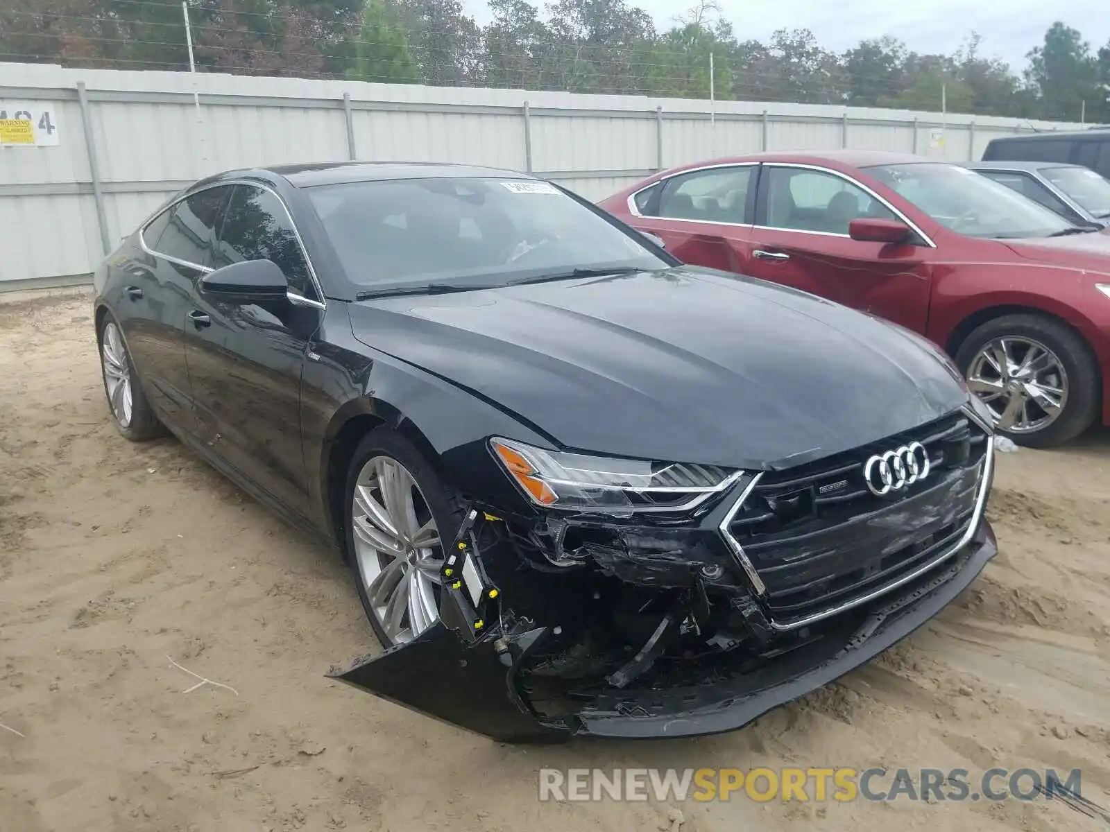 1 Photograph of a damaged car WAUU2AF25KN023870 AUDI A7 2019