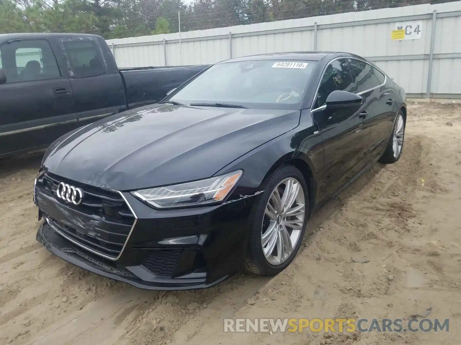 2 Photograph of a damaged car WAUU2AF25KN023870 AUDI A7 2019