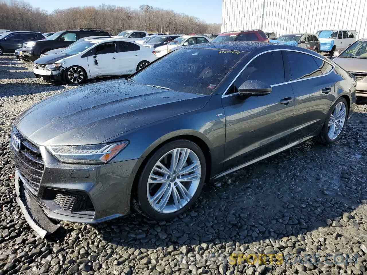 1 Photograph of a damaged car WAUU2AF26KN041665 AUDI A7 2019