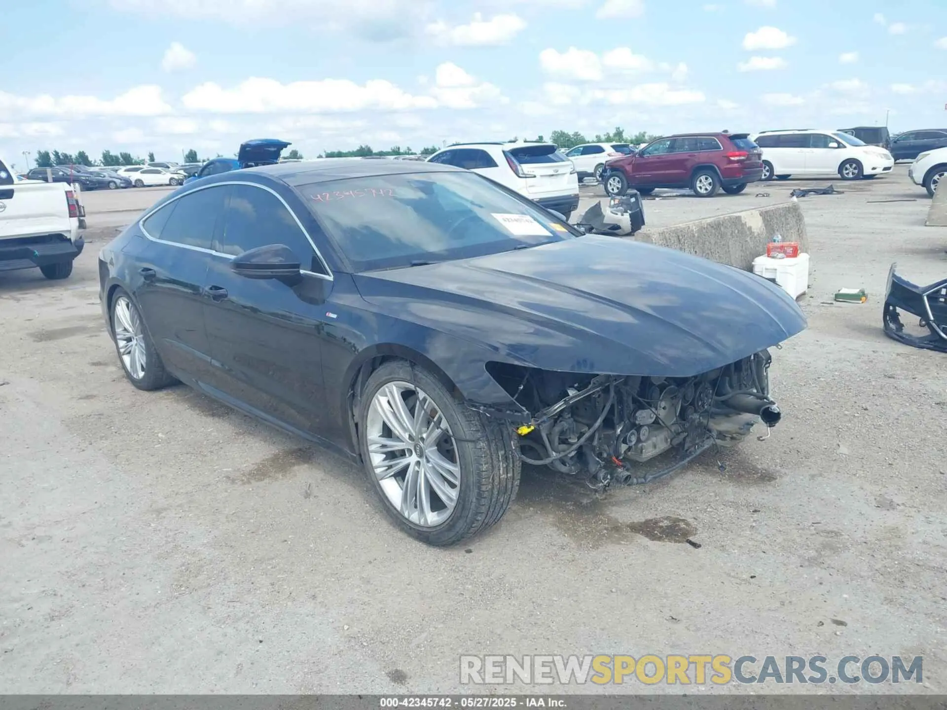 1 Photograph of a damaged car WAUU2AF2XKN026683 AUDI A7 2019