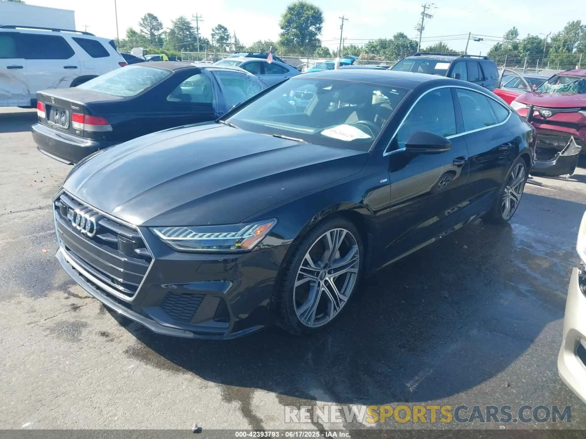 2 Photograph of a damaged car WAUV2AF21KN132315 AUDI A7 2019
