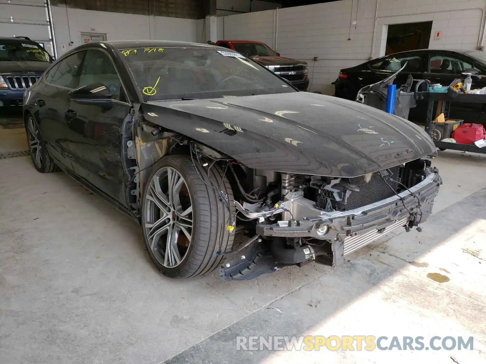 1 Photograph of a damaged car WAUV2AF22KN022230 AUDI A7 2019