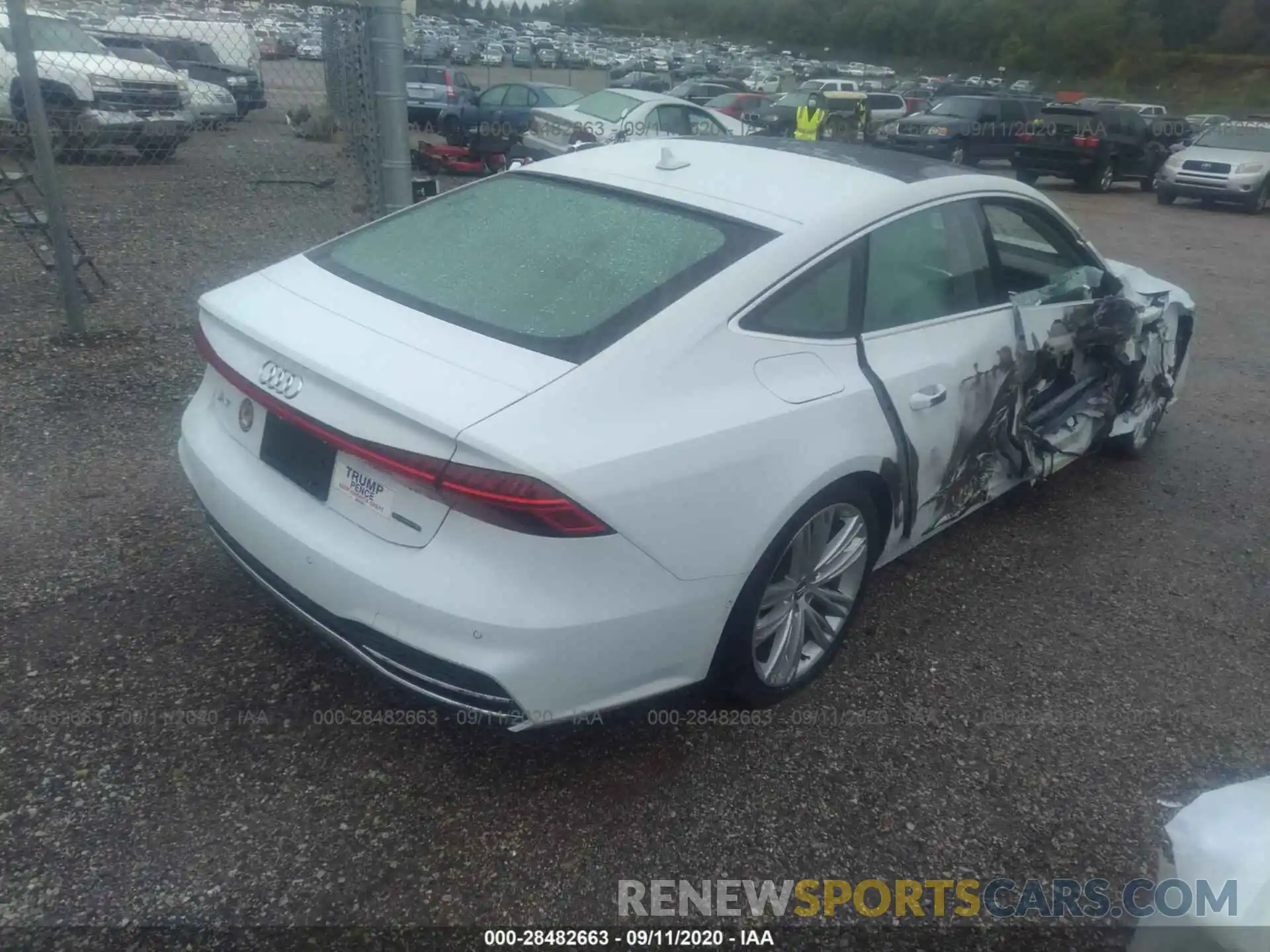 4 Photograph of a damaged car WAUV2AF22KN086784 AUDI A7 2019