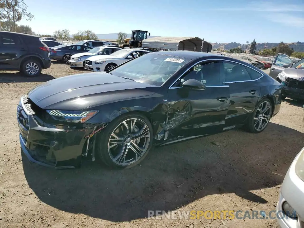 1 Photograph of a damaged car WAUV2AF23KN072344 AUDI A7 2019