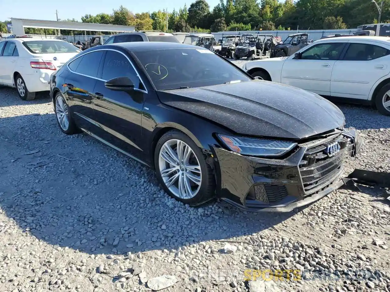 1 Photograph of a damaged car WAUV2AF24KN053270 AUDI A7 2019