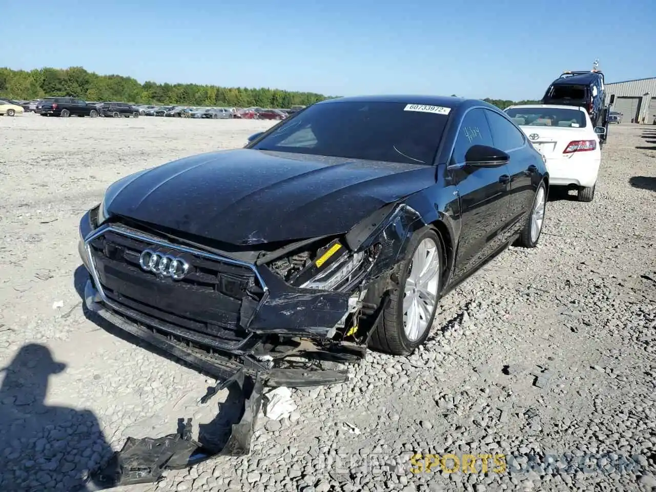 2 Photograph of a damaged car WAUV2AF24KN053270 AUDI A7 2019