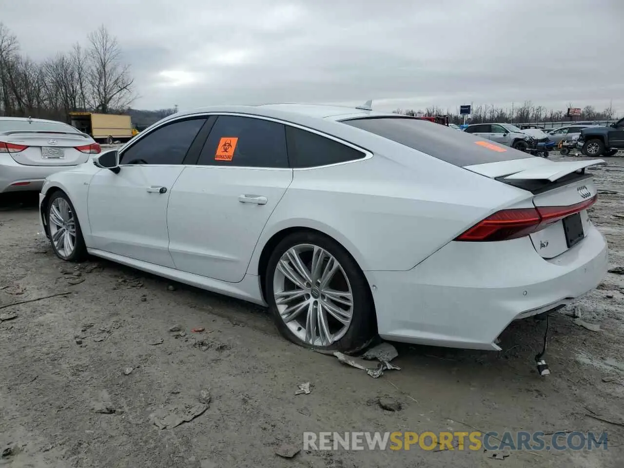 2 Photograph of a damaged car WAUV2AF25KN080039 AUDI A7 2019