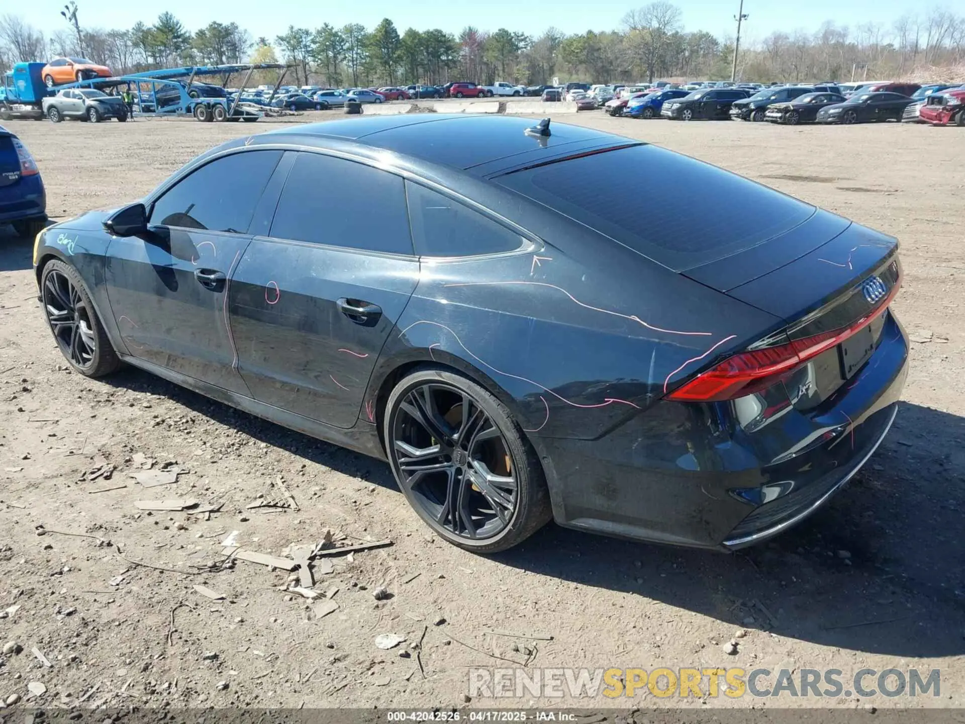 3 Photograph of a damaged car WAUV2AF27KN028931 AUDI A7 2019
