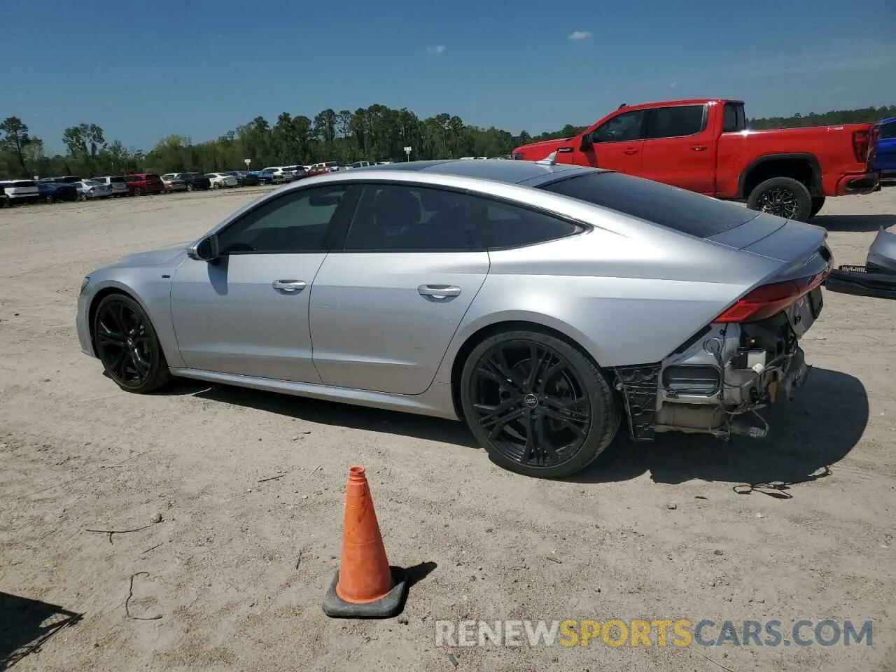 2 Photograph of a damaged car WAUV2AF27KN129953 AUDI A7 2019
