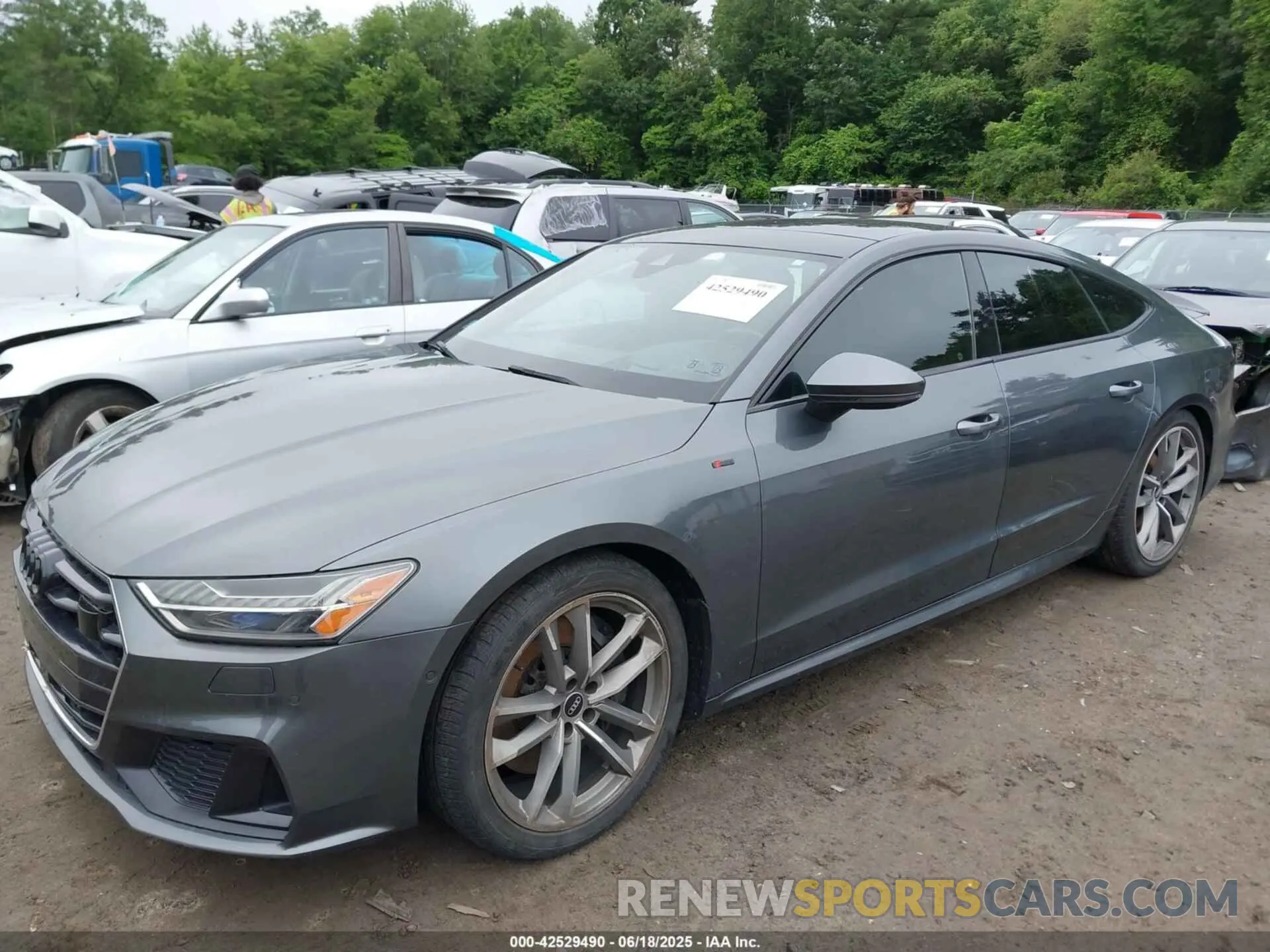 2 Photograph of a damaged car WAUV2AF29KN022385 AUDI A7 2019