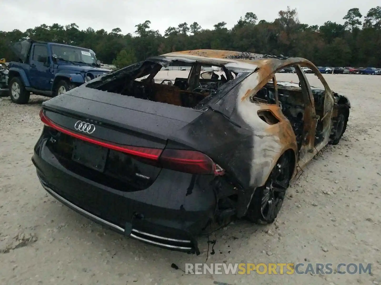 4 Photograph of a damaged car WAUV2AF2XKN029622 AUDI A7 2019