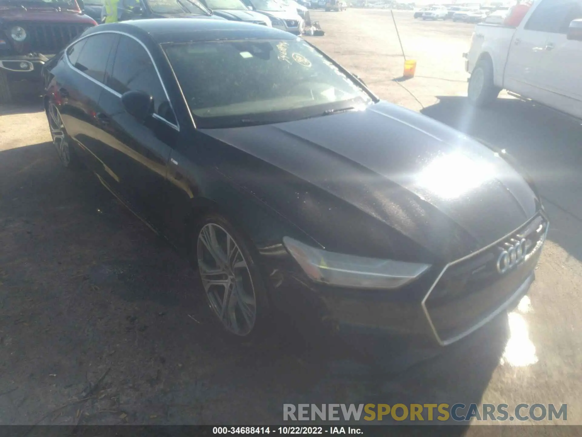 1 Photograph of a damaged car WAUV2AF2XKN030737 AUDI A7 2019