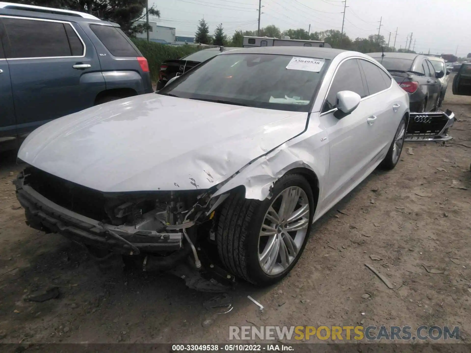 2 Photograph of a damaged car WAUV2BF23KN063021 AUDI A7 2019