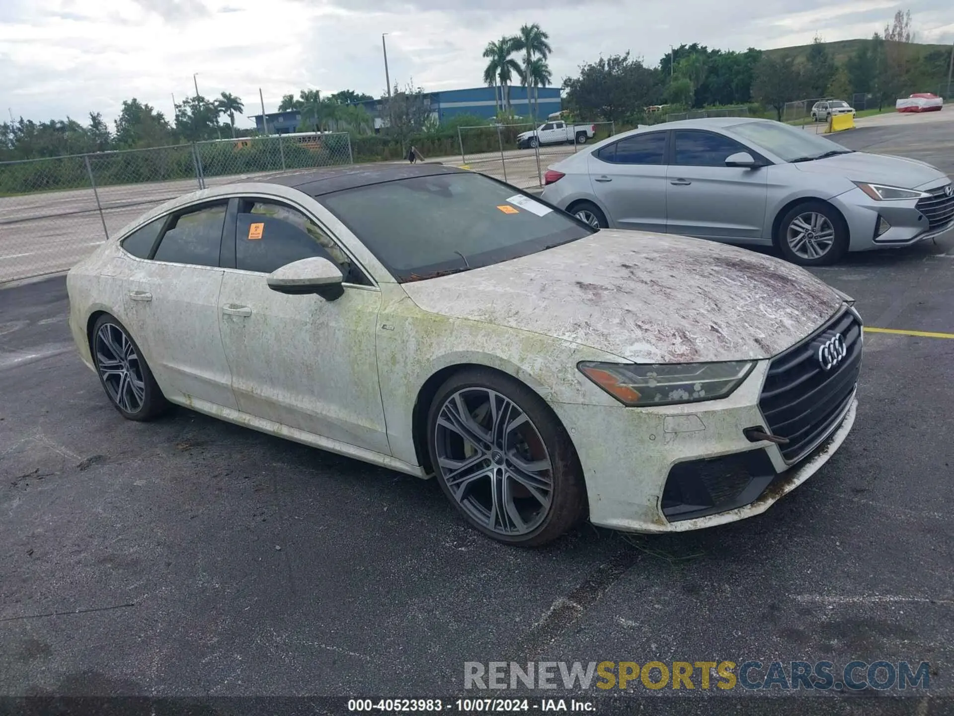 1 Photograph of a damaged car WAUV2BF27KN056637 AUDI A7 2019