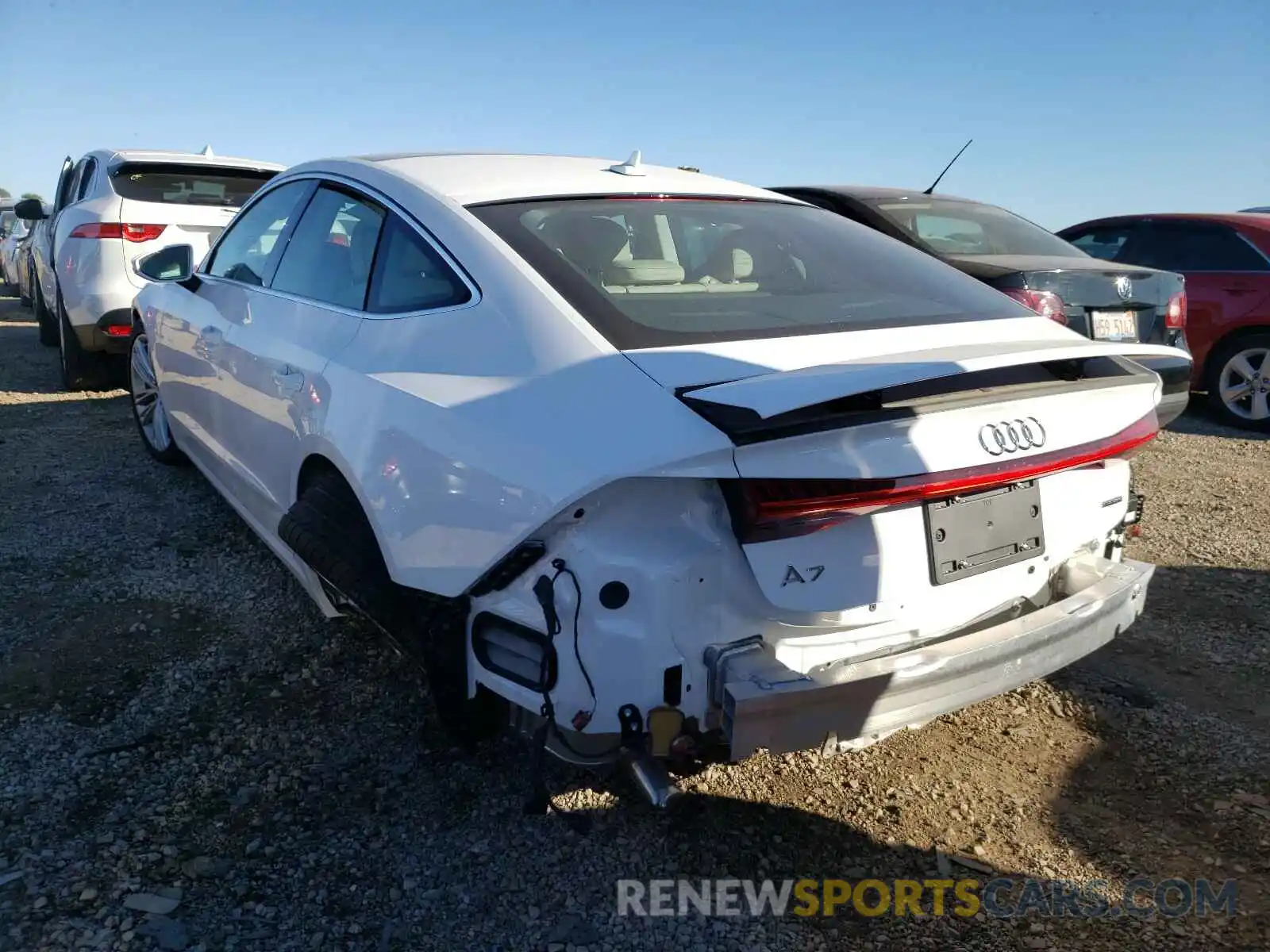 3 Photograph of a damaged car WAUR2AF29LN002978 AUDI A7 2020