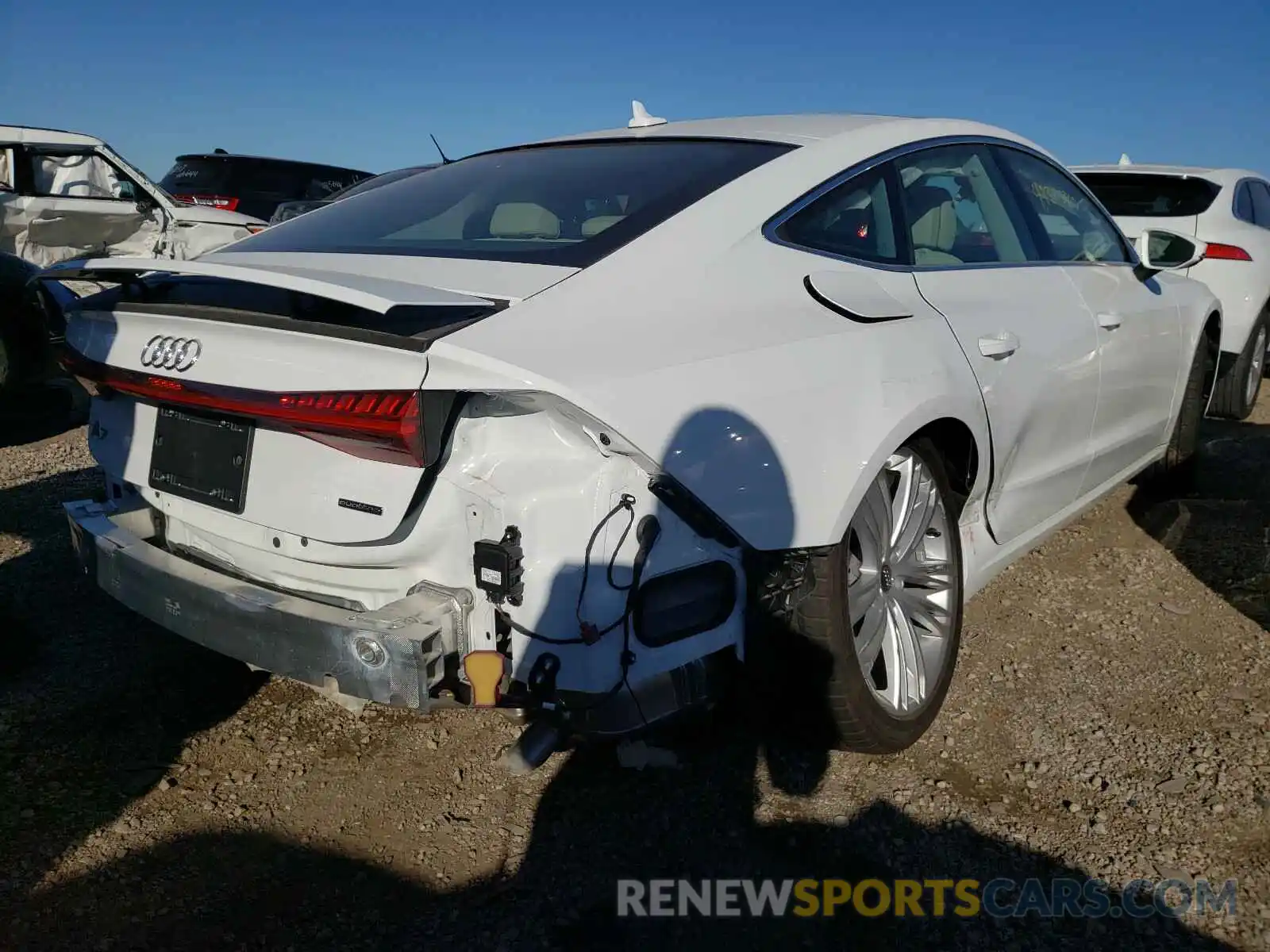 4 Photograph of a damaged car WAUR2AF29LN002978 AUDI A7 2020