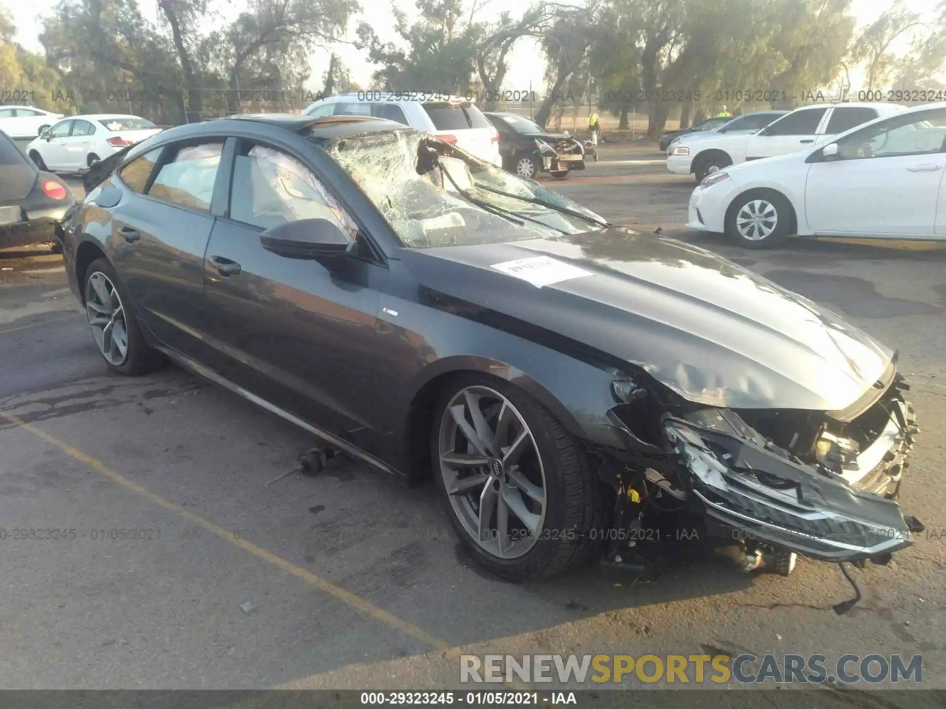 1 Photograph of a damaged car WAUU2AF24LN054948 AUDI A7 2020