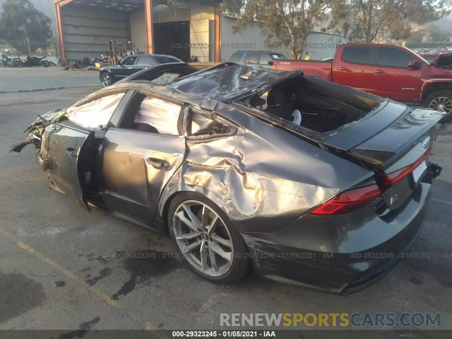 3 Photograph of a damaged car WAUU2AF24LN054948 AUDI A7 2020