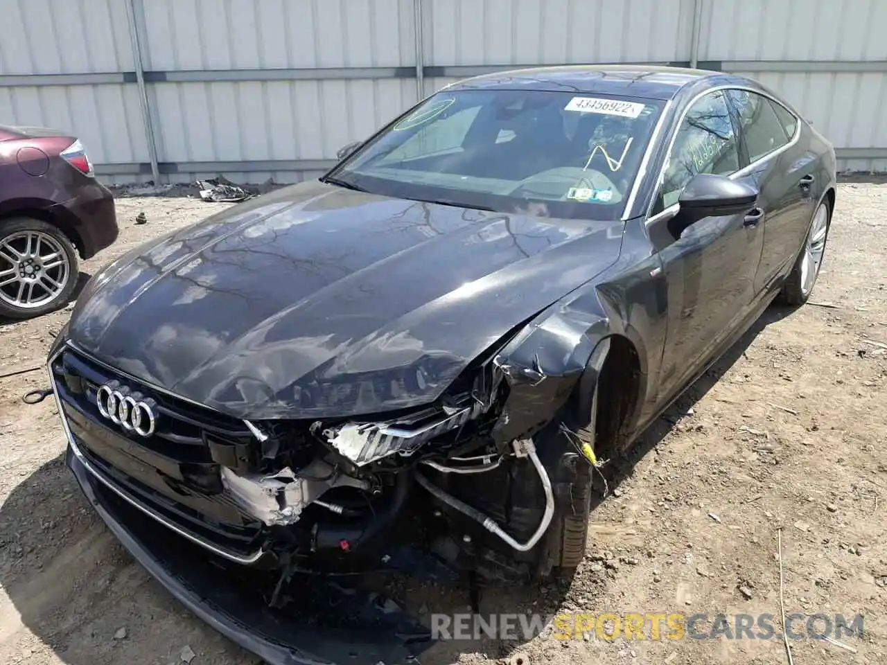 2 Photograph of a damaged car WAUV2AF20LN003919 AUDI A7 2020