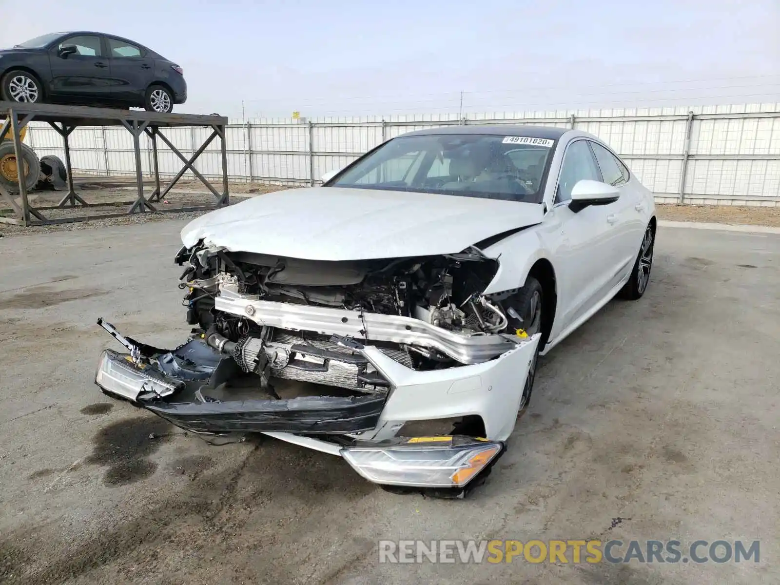 2 Photograph of a damaged car WAUV2AF27LN076902 AUDI A7 2020