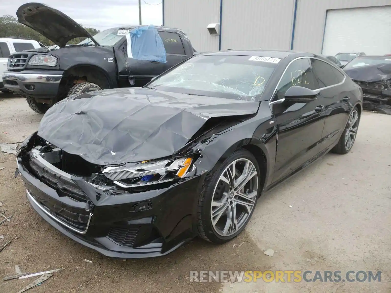 2 Photograph of a damaged car WAUV2AF2XLN025894 AUDI A7 2020