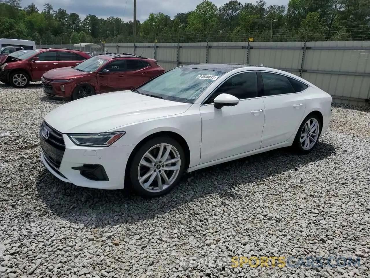 1 Photograph of a damaged car WAUP2AF29MN034306 AUDI A7 2021