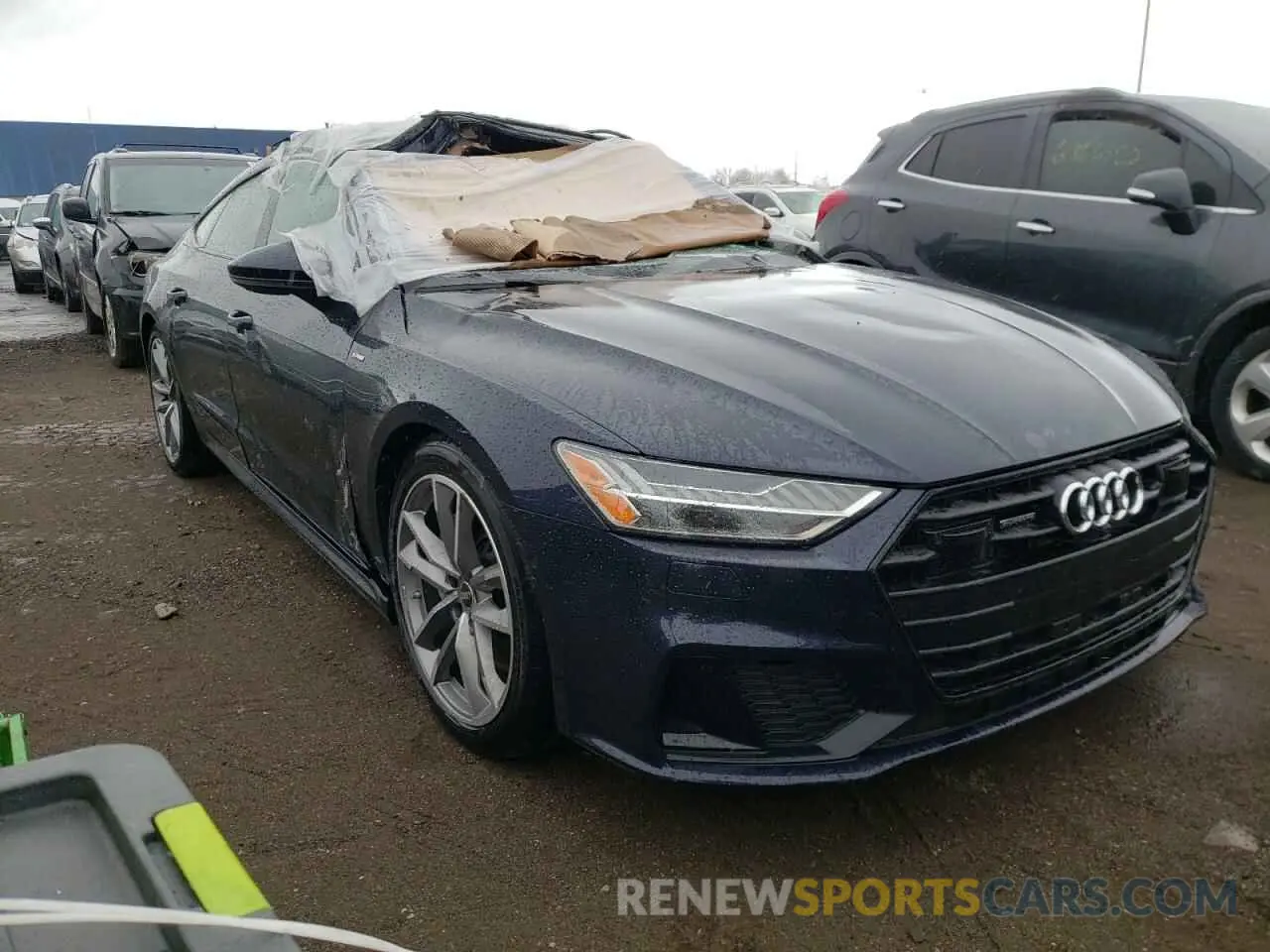1 Photograph of a damaged car WAUU2BF25NN045782 AUDI A7 2022