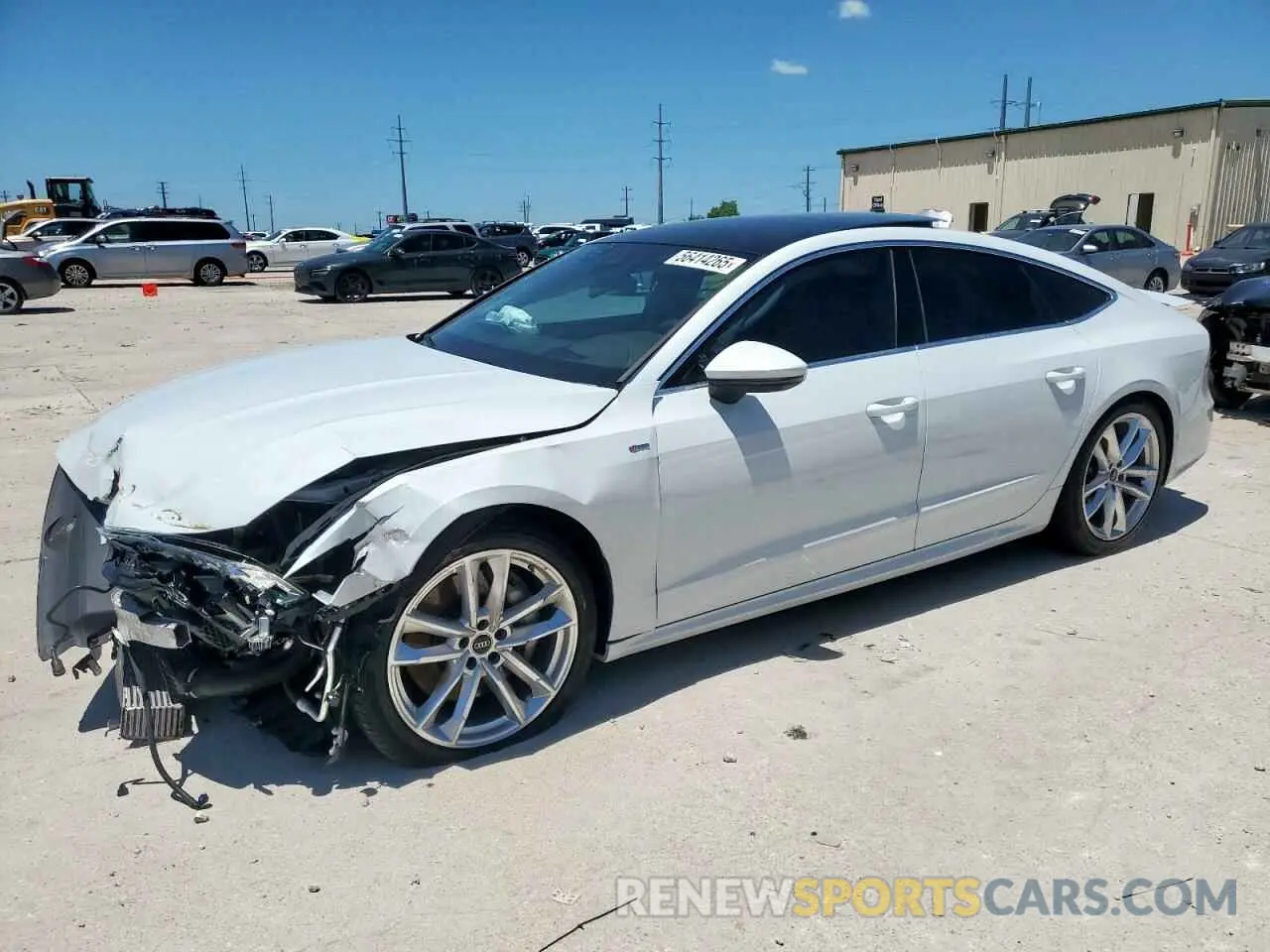 1 Photograph of a damaged car WAUV2BF27NN034321 AUDI A7 2022