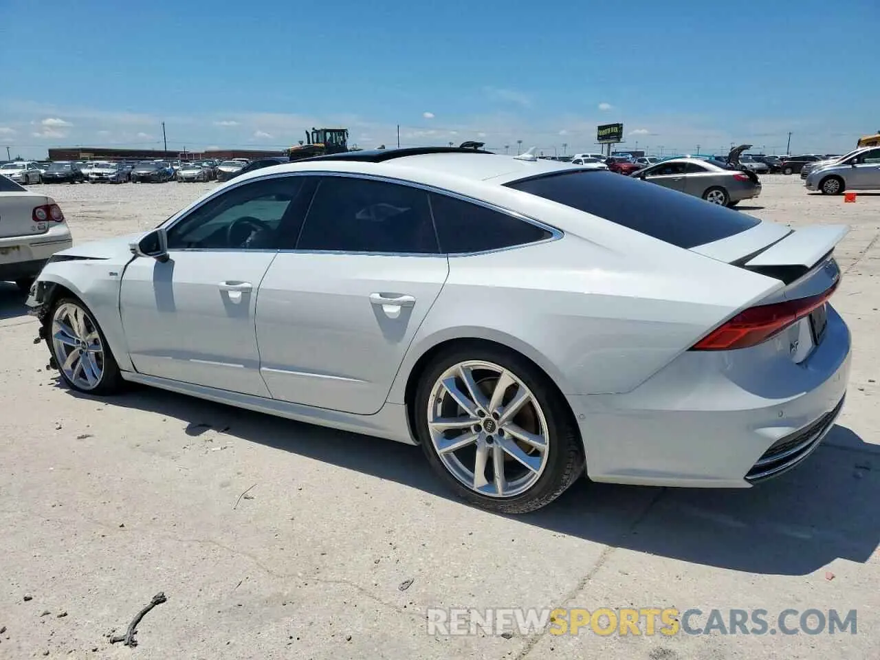 2 Photograph of a damaged car WAUV2BF27NN034321 AUDI A7 2022