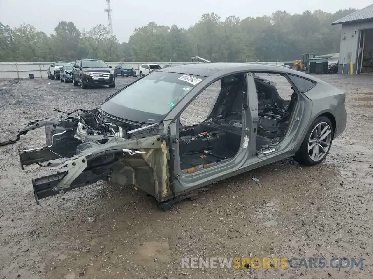 1 Photograph of a damaged car WAUU2BF21PN039674 AUDI A7 2023
